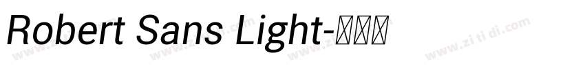 Robert Sans Light字体转换 Robert Sans Light字体转换